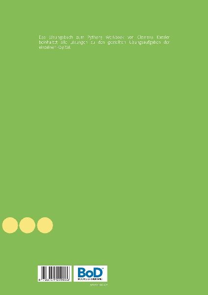 Lösungen zum großen Python3 Workbook