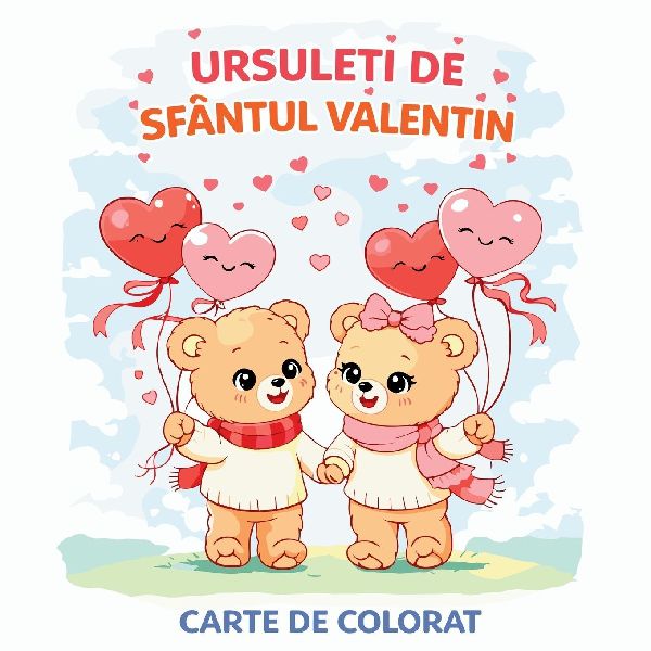 Ursule¿i de Sfântul Valentin - Carte de colorat