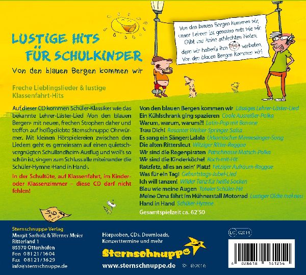 Lustige Hits für Schulkinder