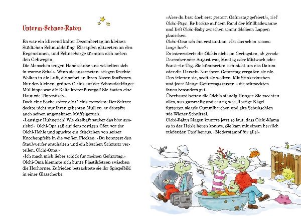 Die Olchis. Das Adventskalenderbuch