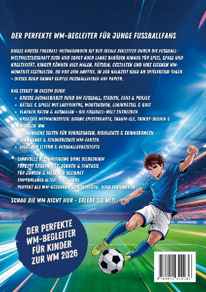 Torjubel! Mein großes WM 2026 Mitmachbuch: Spielen, Rätseln & Mitfiebern - Das Fußballbuch für Kinder ab 7 Jahren