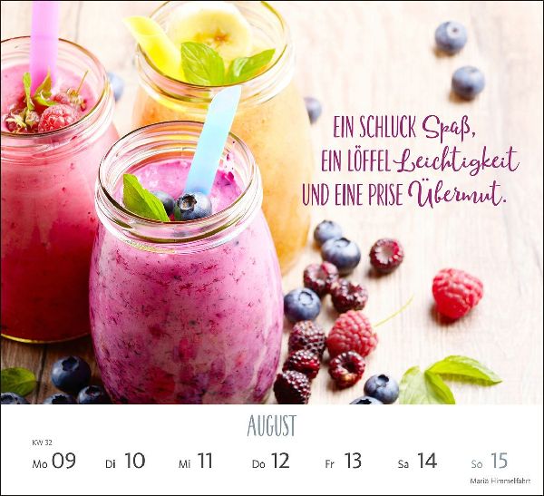 Wochenkalender 2027: Lebe leicht