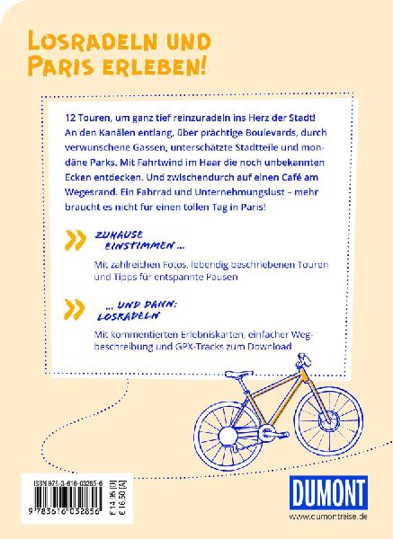 DUMONT Cityradeln Paris mit dem Rad