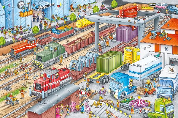 My Big Wimmelbook(r)?All Aboard the Train!