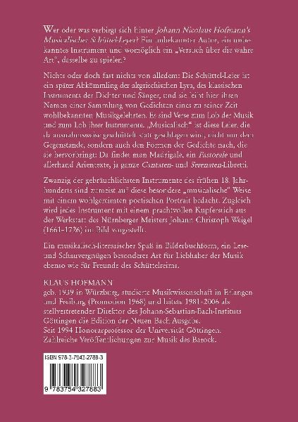 Johann Nicolaus Hofmann's Musicalische Schüttel-Leyer