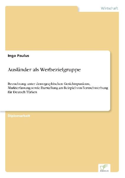 Ausländer als Werbezielgruppe