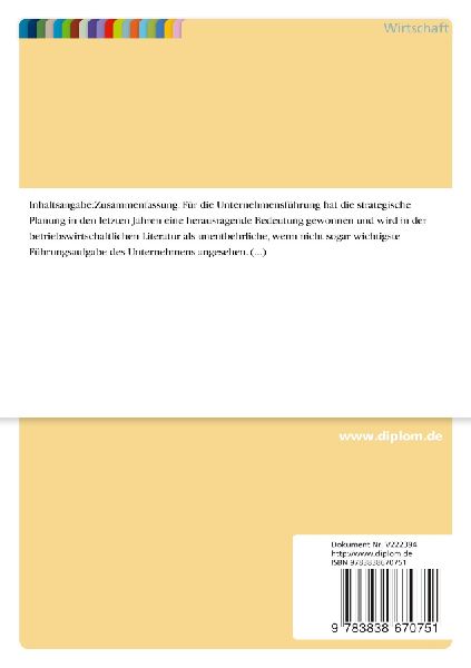 Szenario-Technik in der Unternehmensplanung