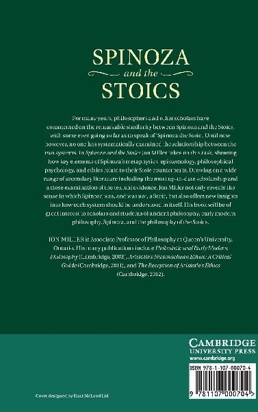 Spinoza and the Stoics