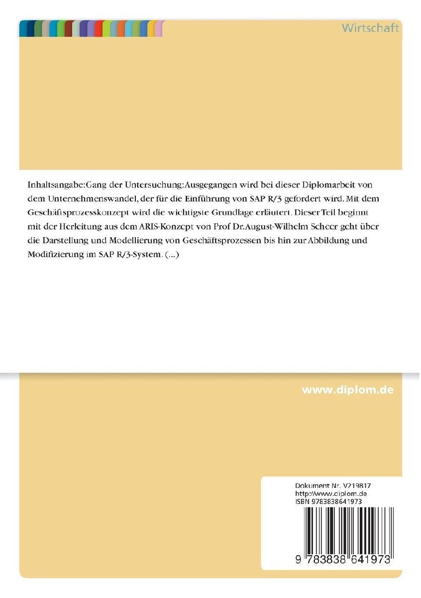 Abbildung von Geschäftsprozessen mit SAP R/3
