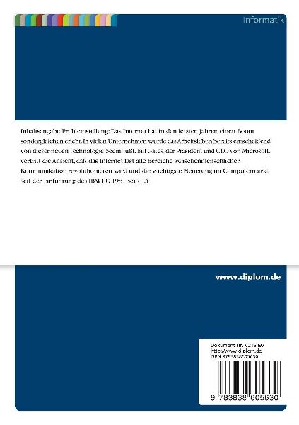 Die technischen Vorraussetzungen, strategische Planung, Realisierung und Sicherheitsaspekte eines Interneteinsatzes in kleinen und mittelständischen Unternehmen