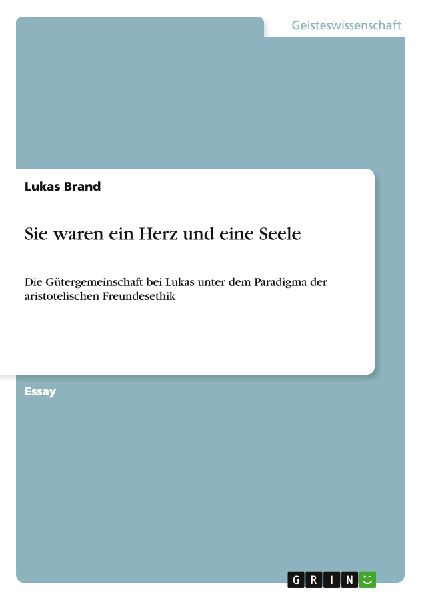 Sie waren ein Herz und eine Seele