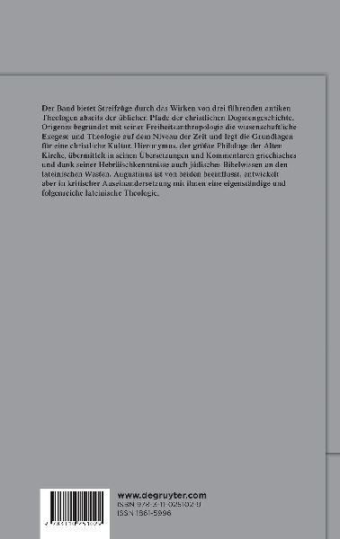 Von Origenes und Hieronymus zu Augustinus