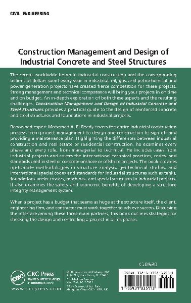 Construction Management and Design of Industrial Concrete and Steel Structures
