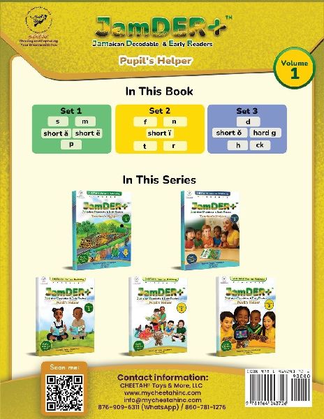 JamDER+ (Jamaican Decodable & Early Readers) Pupil's Helper Volume 1