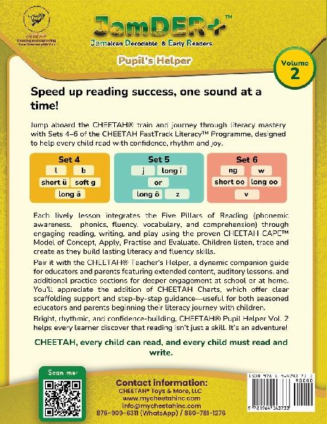 JamDER+ (Jamaican Decodable & Early Readers) Pupil's Helper Volume 2
