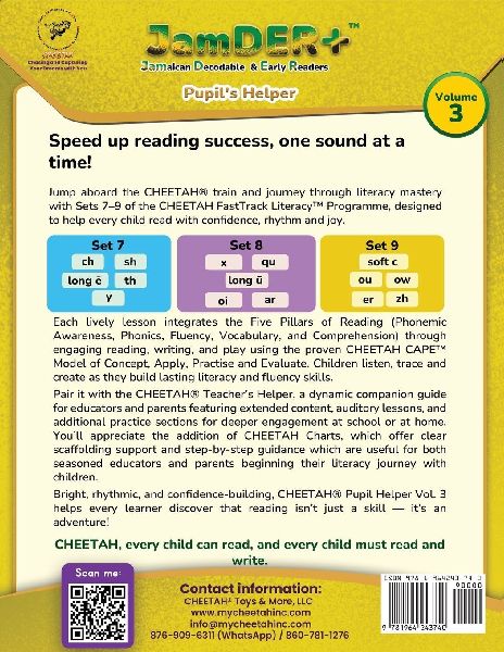 JamDER+ (Jamaican Decodable & Early Readers) Pupil's Helper Volume 3