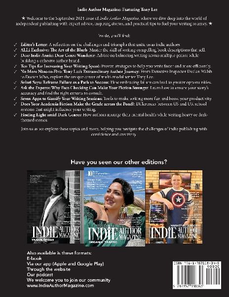 Indie Author Magazine Featuring Tony Lee