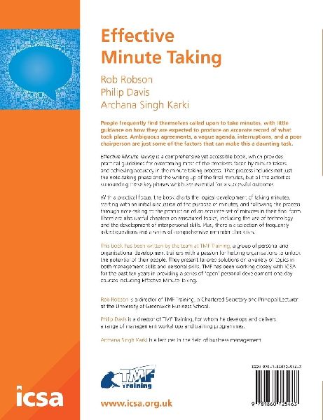 Effective Minute Taking