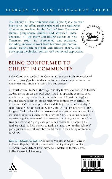 Being Conformed to Christ in Community