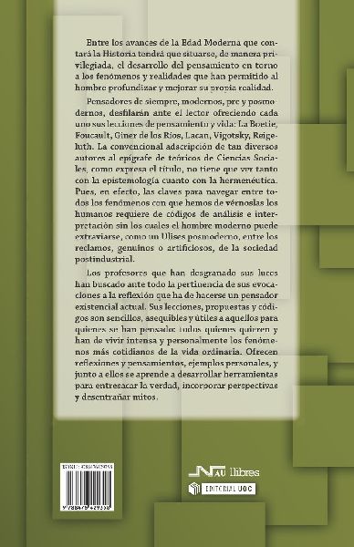Pensadores de ayer para problemas de hoy : teóricos de las ciencias sociales