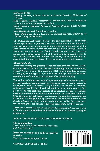 Professional Education for General Practice