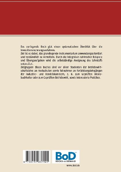 Investitionsrechnungsverfahren kompakt