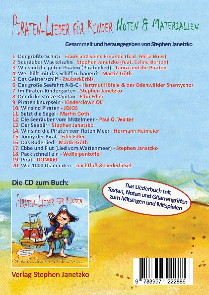 Piraten-Lieder für Kinder - 20 abenteuerlustige Lieder für Kinder