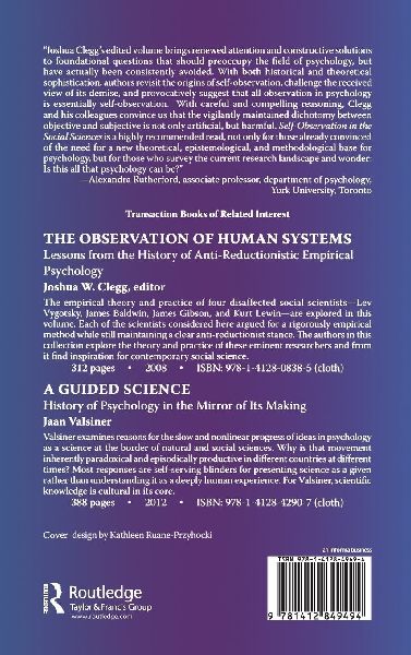 Self-Observation in the Social Sciences