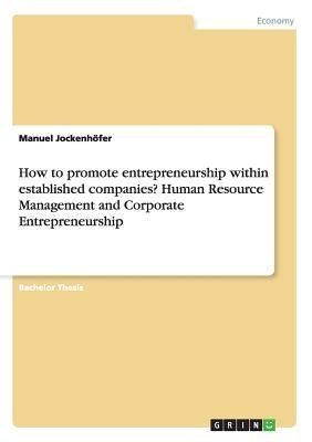 How to promote entrepreneurship within established companies? ...