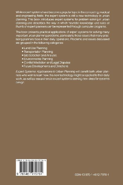 Expert Systems: Applications to Urban Planning