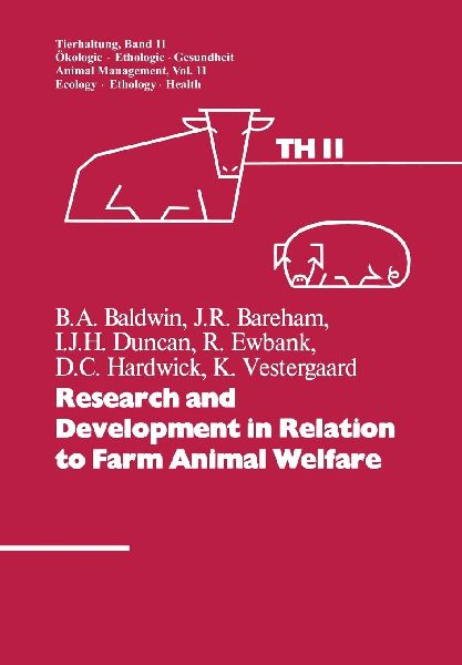 Research and Development in Relation to Farm Animal Welfare