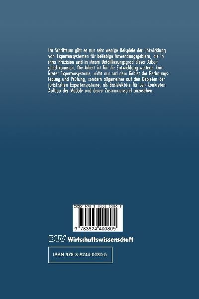 Expertensystem zur Konzernabschlußprüfung
