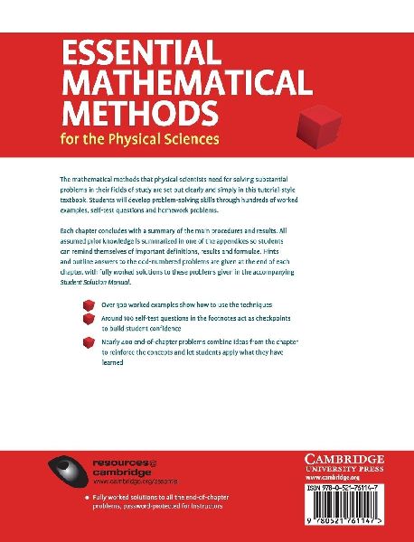Essential Mathematical Methods for the Physical Sciences