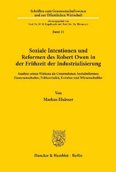 Soziale Intentionen und Reformen des Robert Owen in der Frühz...