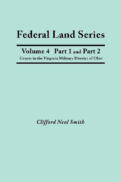 Federal Land Series. a Calendar of Archival Materials on the L...