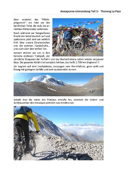Annapurna-Umrundung mit dem Mountainbike