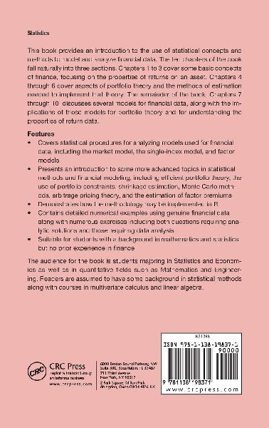 Introduction to Statistical Methods for Financial Models