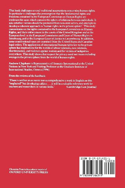 Human Rights in the Private Sphere