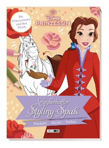Disney Prinzessin: Zauberhafter Styling-Spaß - Stickern - Malen - Stylen