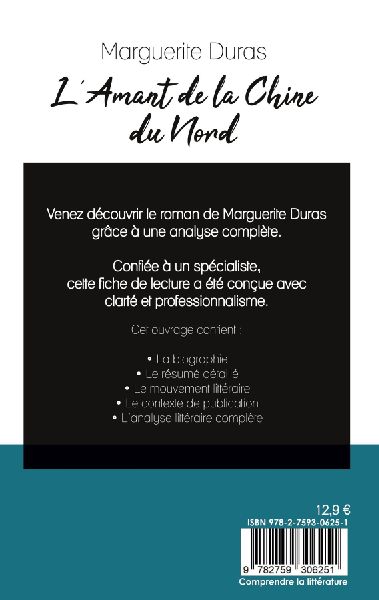 L'Amant de la Chine du Nord de Marguerite Duras (fiche de lecture et analyse complète de l'¿uvre)
