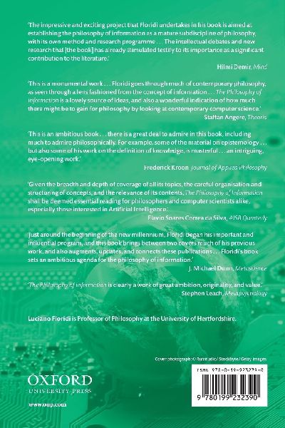 The Philosophy of Information