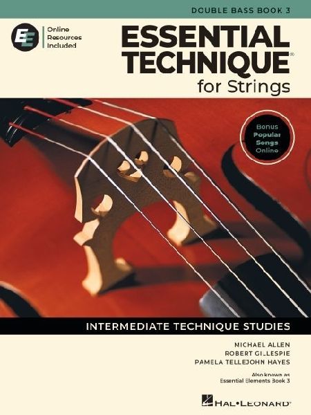 Essential Technique for Strings - Double Bass Book 3 with Onli...