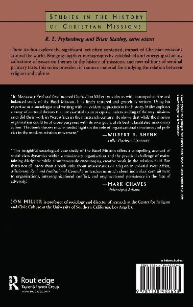 Missionary Zeal and Institutional Control