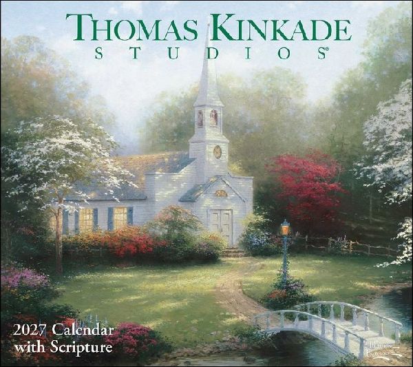 Thomas Kinkade Studios(r) 2027 Deluxe Wall Calendar with Scrip...