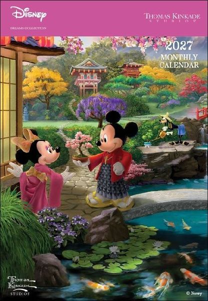 Disney Dreams Collection by Thomas Kinkade Studios 2027 Monthl...