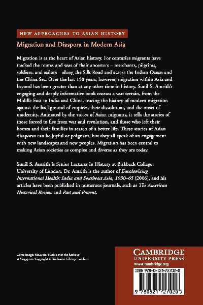 Migration and Diaspora in Modern Asia
