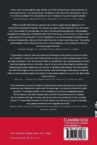 Authoritarianism and the Elite Origins of Democracy