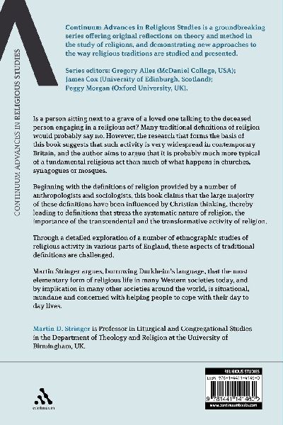 Contemporary Western Ethnography and the Definition of Religion
