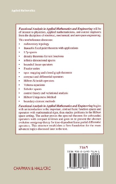 Functional Analysis in Applied Mathematics and Engineering