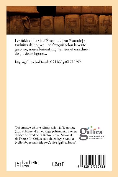 Les fables et la vie d'Ésope (Éd.1582)